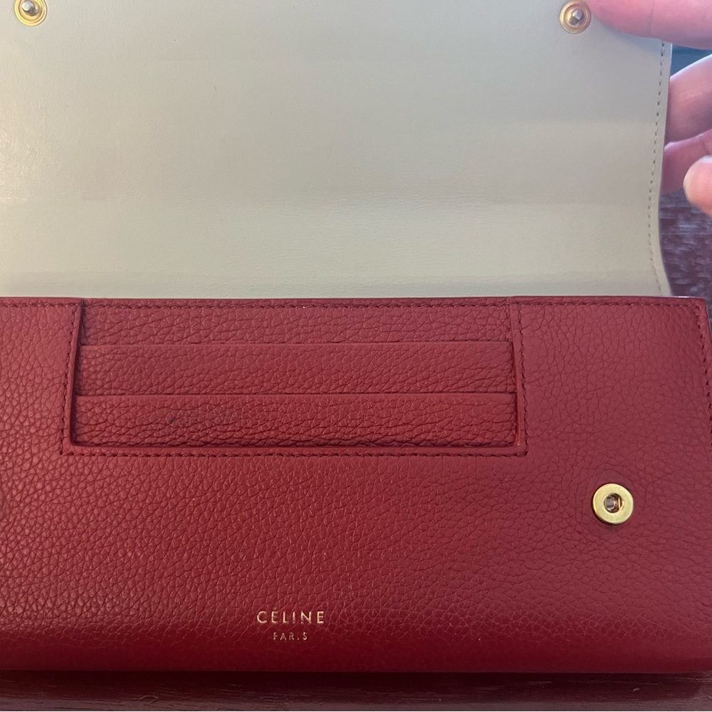Celine Continental  long leather wallet - Picture 2 of 13